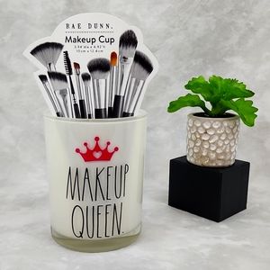 🆕NWT Rae Dunn Makeup Cup "Makeup Queen"